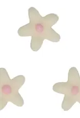 FunCakes FunCakes Fondant Decoraties Chrysant Wit Lichtroze set/30