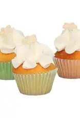 FunCakes FunCakes Fondant Decoraties Chrysant Wit Lichtroze set/30