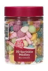 FunCakes FunCakes 3D Sprinkle Medley Be a Unicorn 70g