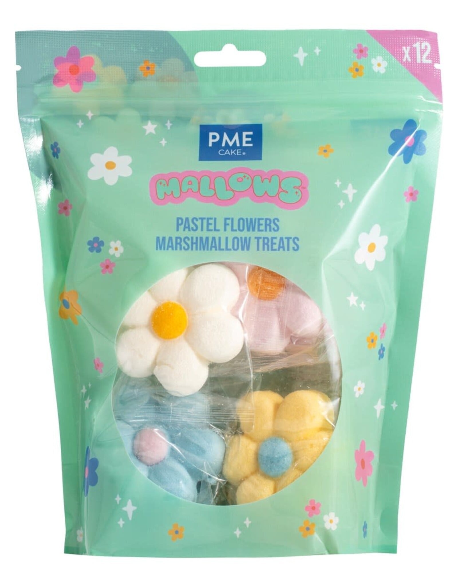 PME PME Marshmallow Pastelbloemen 12st.