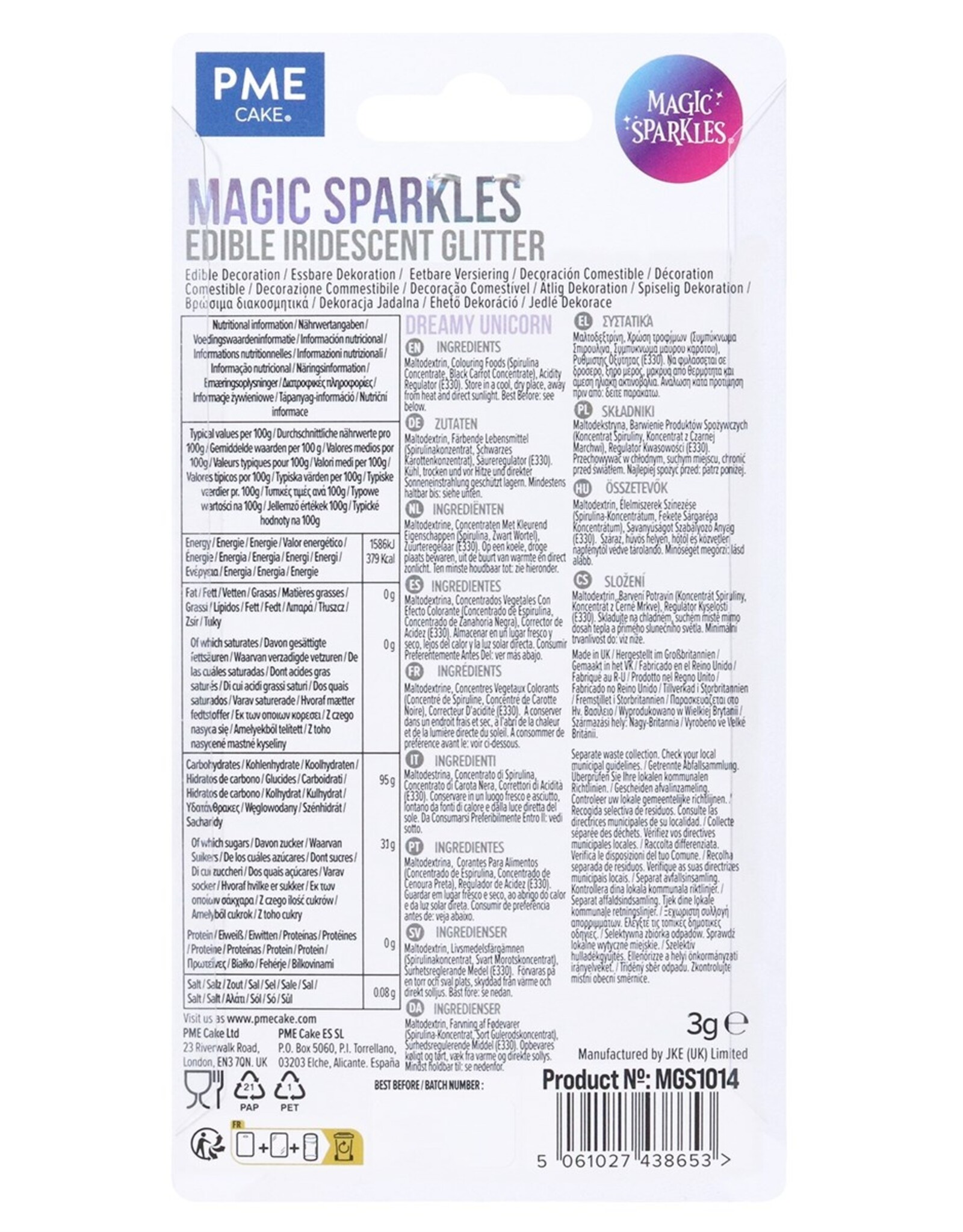 PME PME Magic Sparkles Dreamy Unicorn 3g