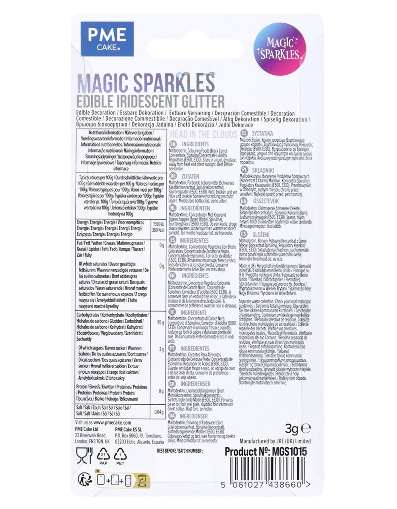 PME PME Magic Sparkles Head in the Clouds 3g