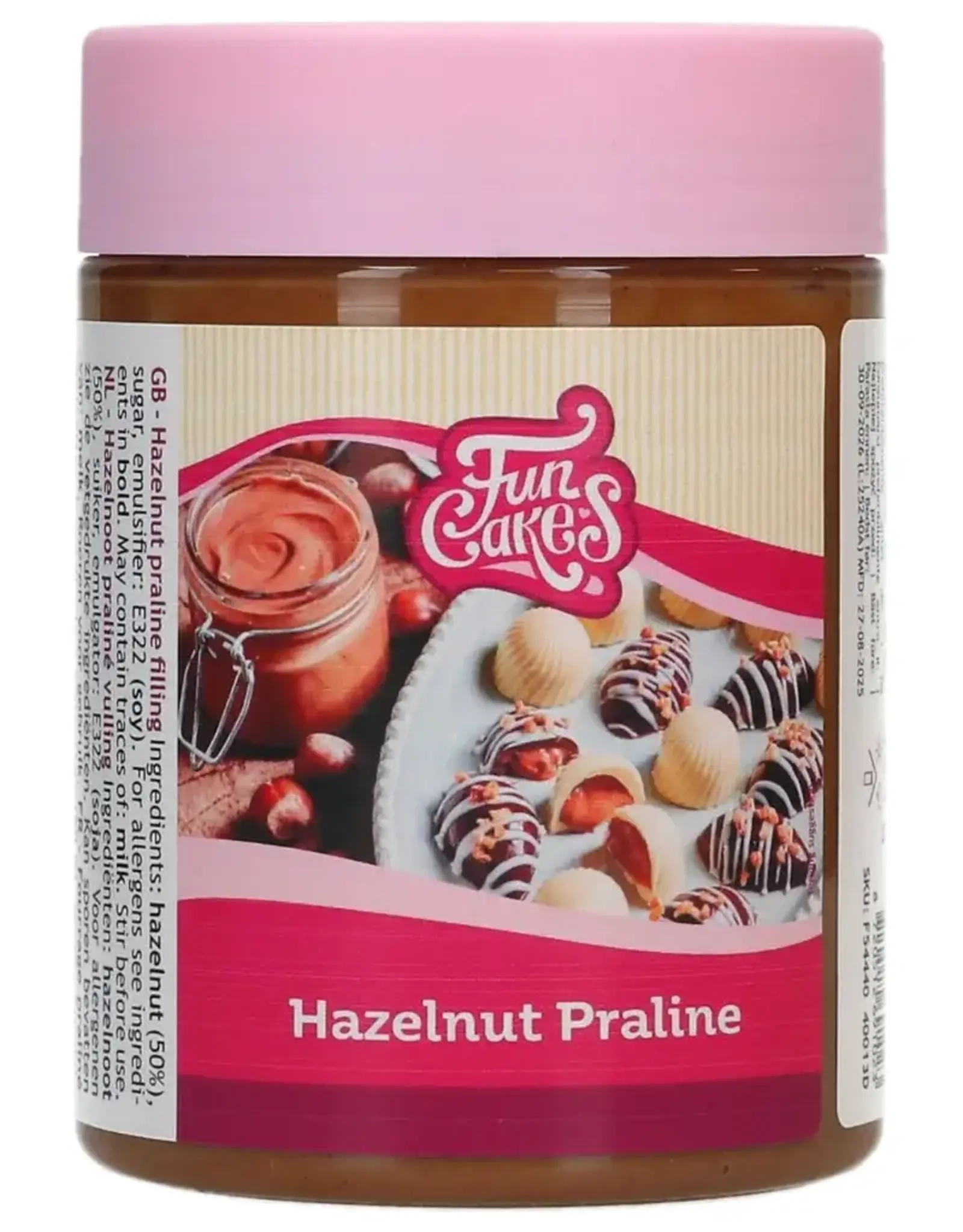 FunCakes FunCakes Praliné Hazelnoot Vulling - 325g