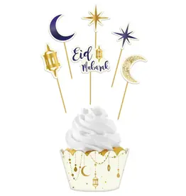 Folat Cupcake Decorating Set Eid Mubarak set/12