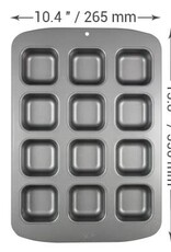 PME PME Non Stick Bakvorm Mini Cup Vierkant/12