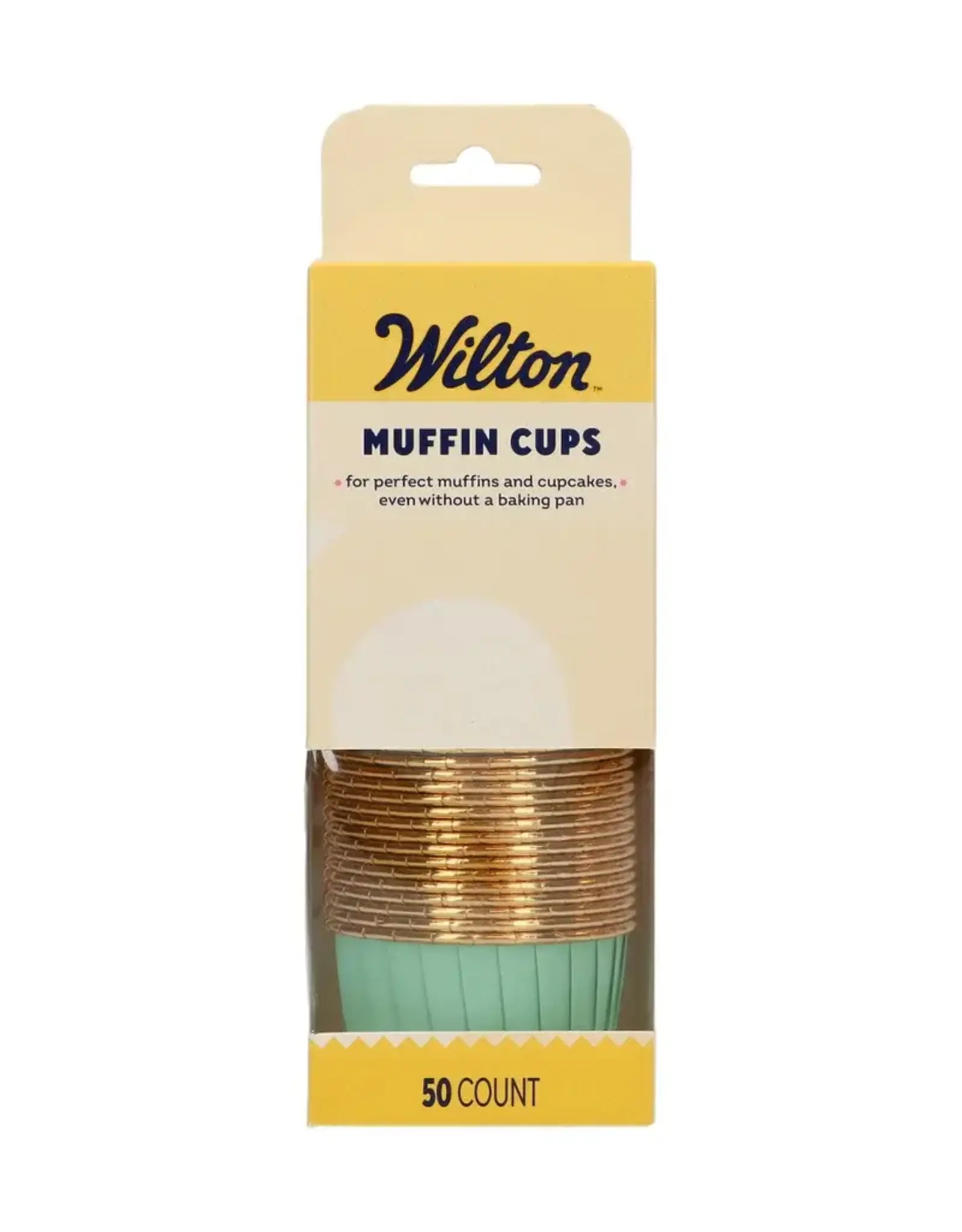 Wilton Wilton Muffin Cups Aqua set/50
