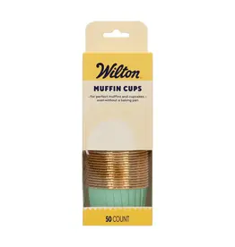 Wilton Wilton Muffin Cups Aqua set/50