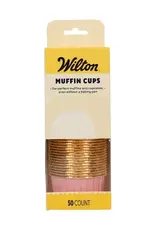 Wilton Wilton Muffin Cups Baby Roze set/50