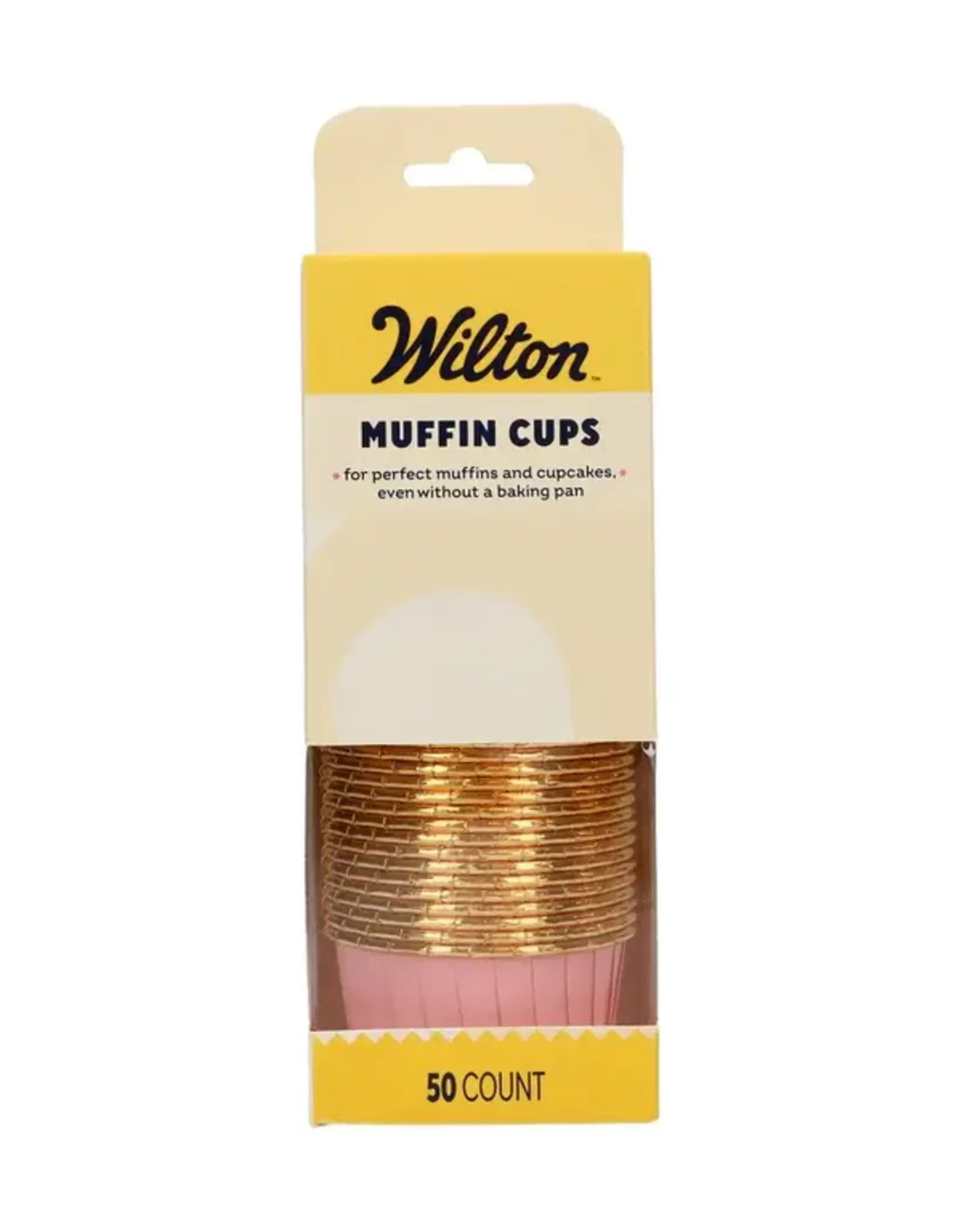 Wilton Wilton Muffin Cups Baby Roze set/50