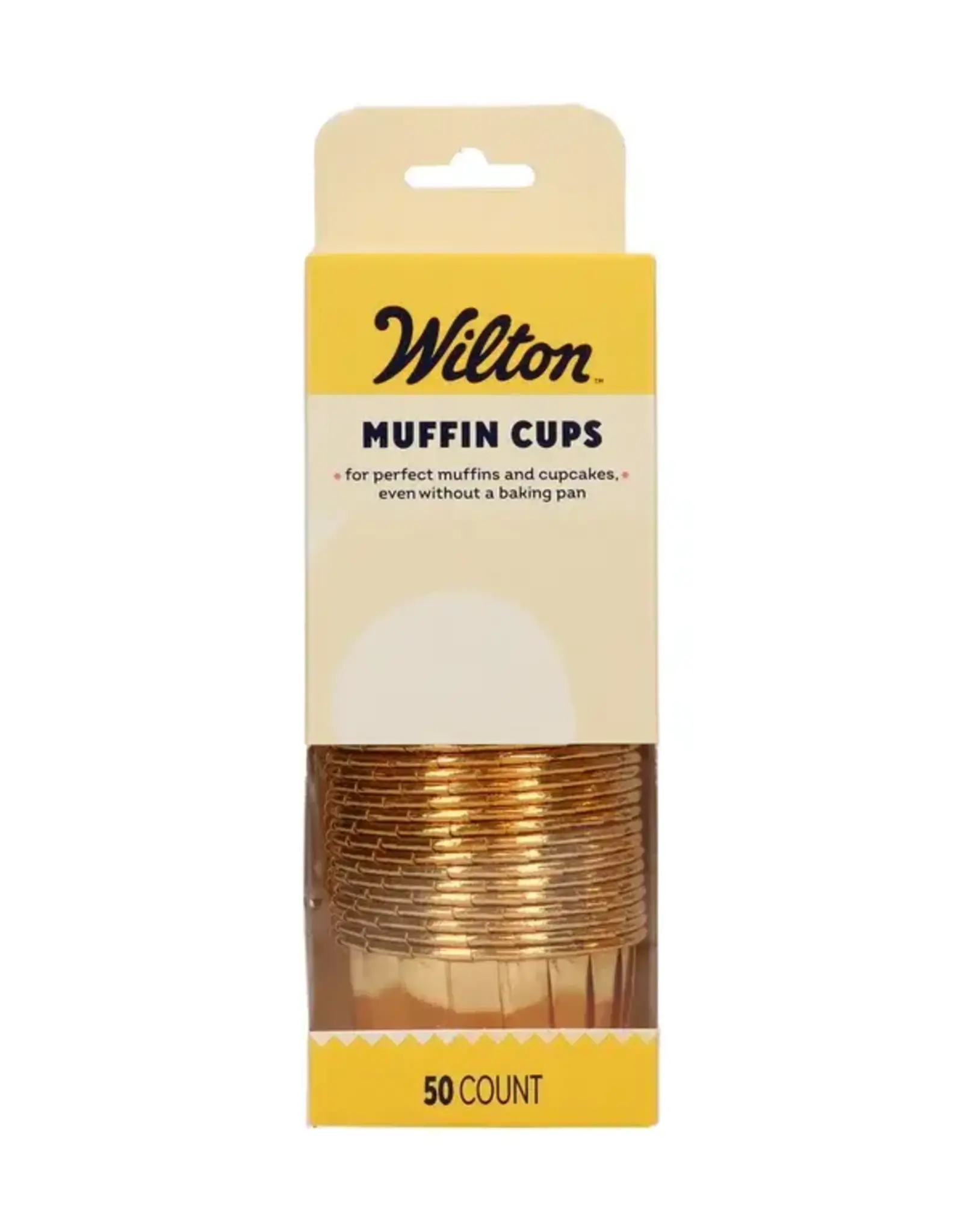 Wilton Wilton Muffin Cups Goud set/50