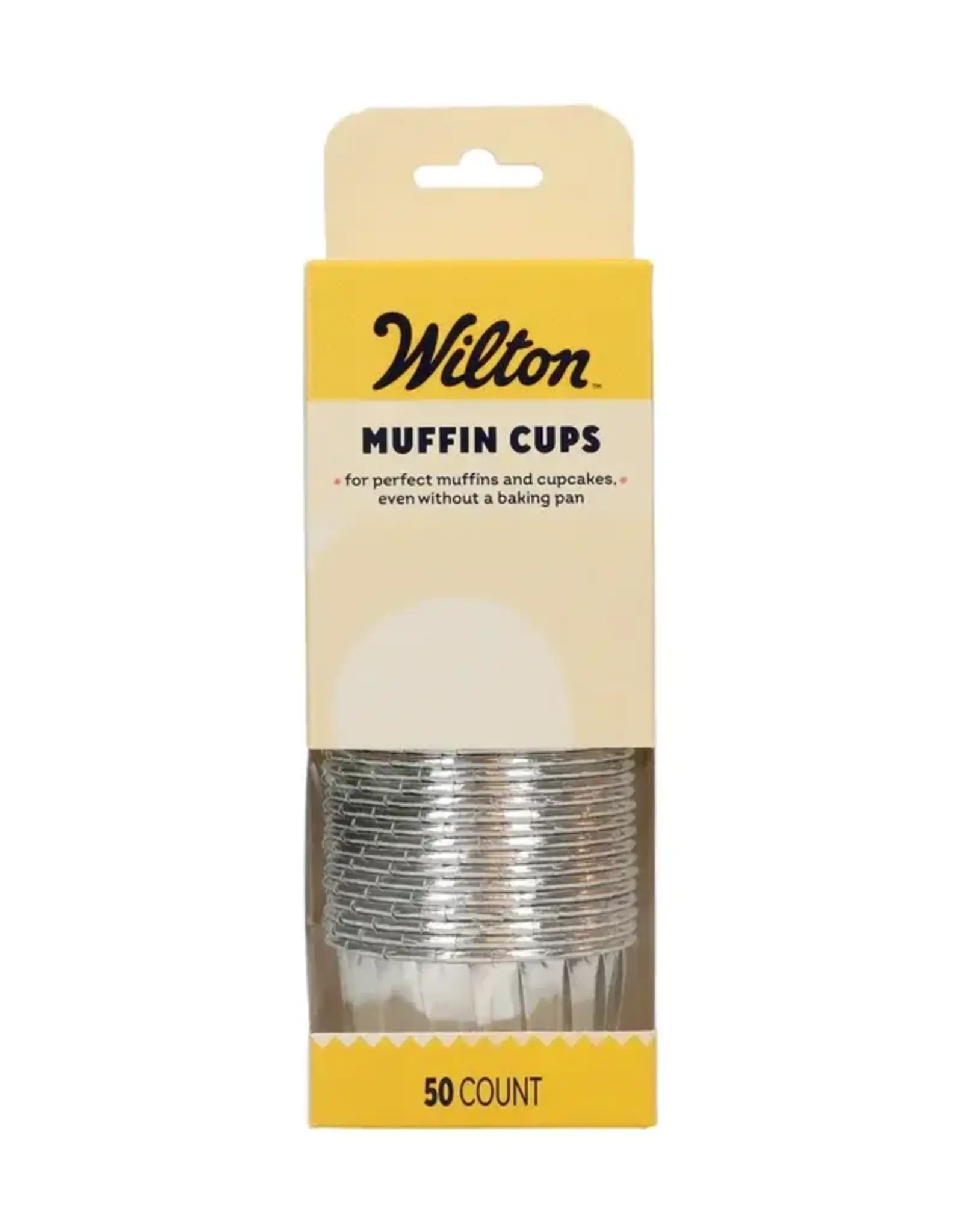Wilton Wilton Muffin Cups Zilver set/50