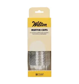 Wilton Wilton Muffin Cups Zilver set/50
