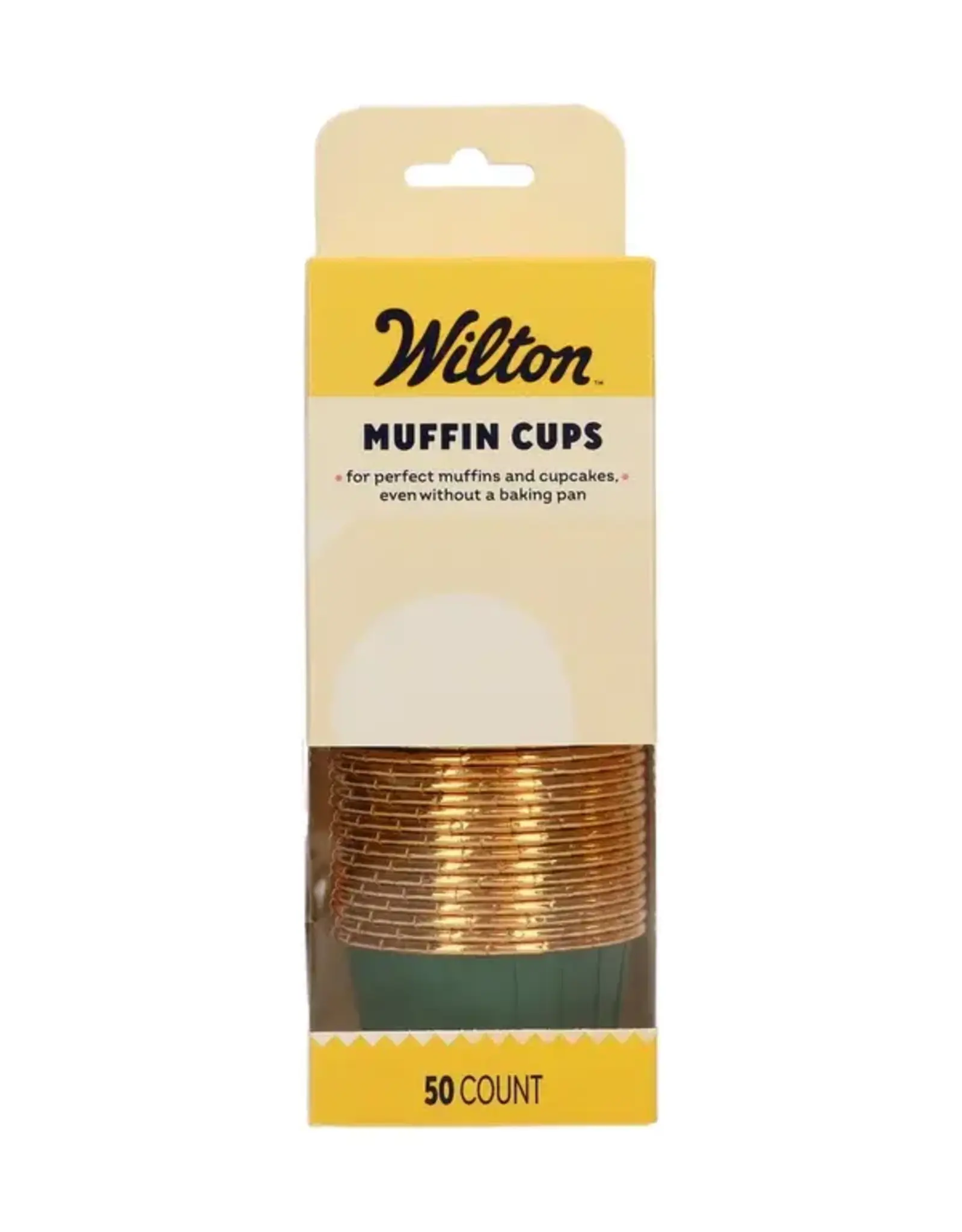 Wilton Wilton Muffin Cups Donkergroen set/50