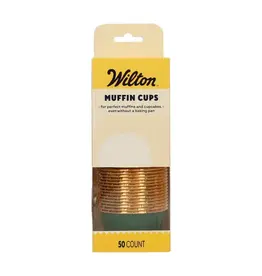 Wilton Wilton Muffin Cups Donkergroen set/50