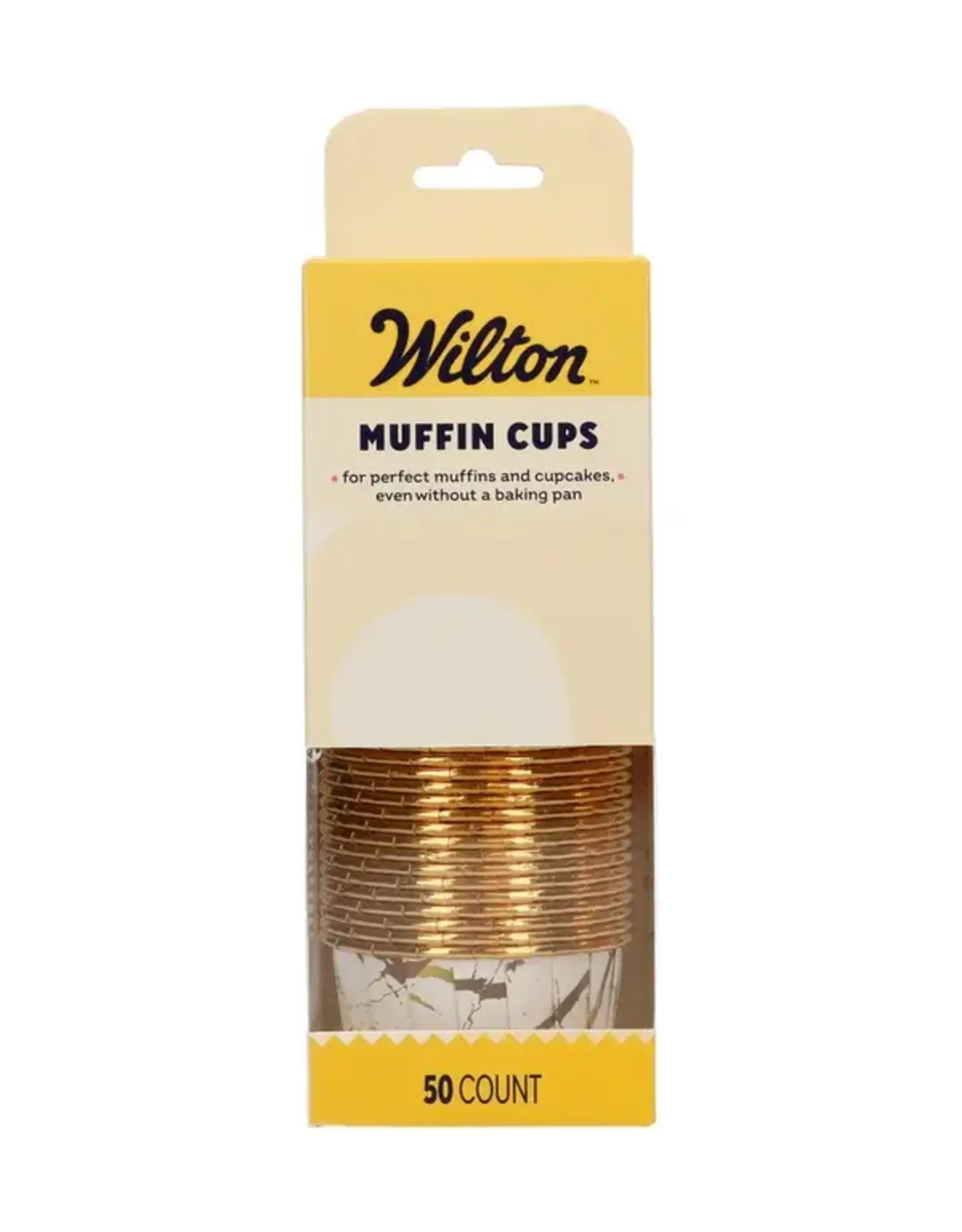 Wilton Wilton Muffin Cups Marmer Wit set/50
