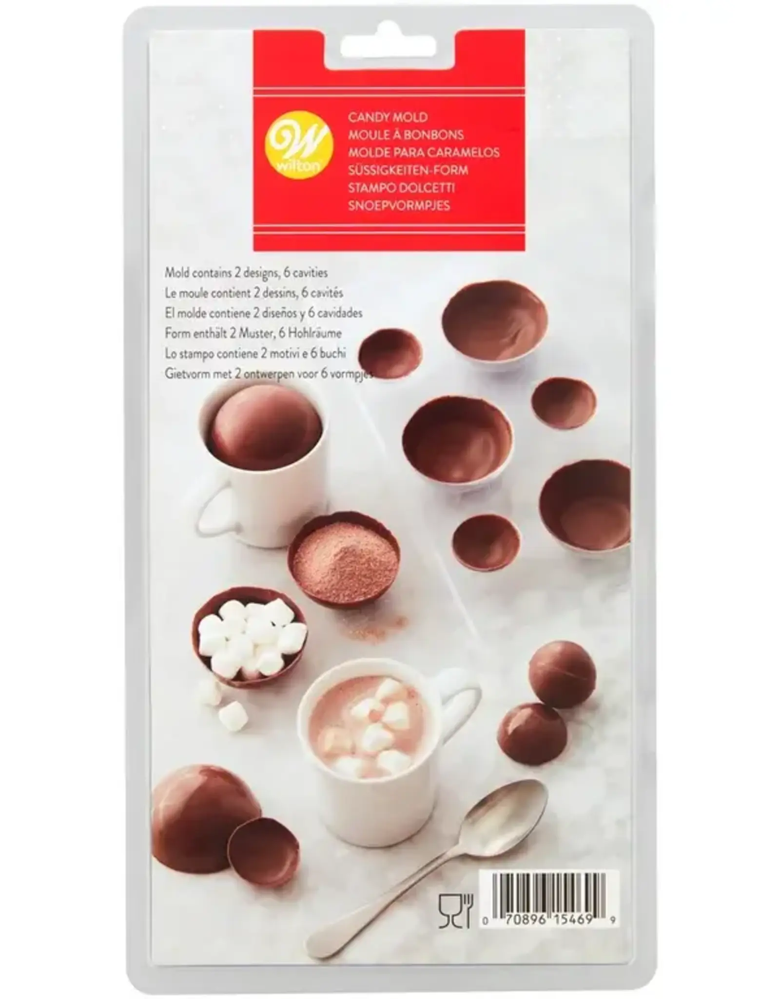 Wilton Wilton 3D Hot Chocolate Ball Candy Mould