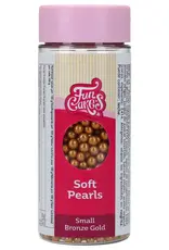 FunCakes FunCakes Zachte Parels Klein Brons Goud 70 g