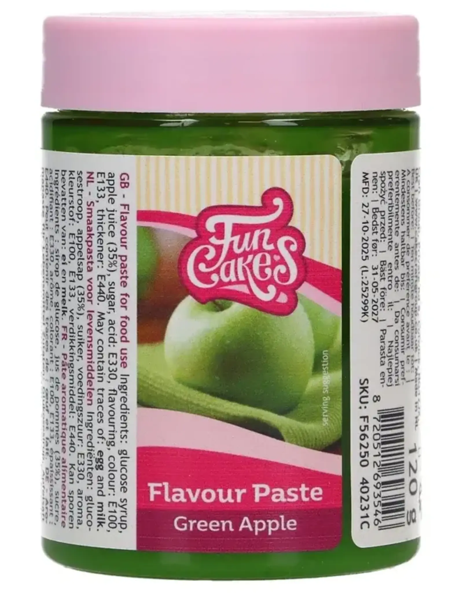 FunCakes FunCakes Smaakpasta Groene Appel 120 g
