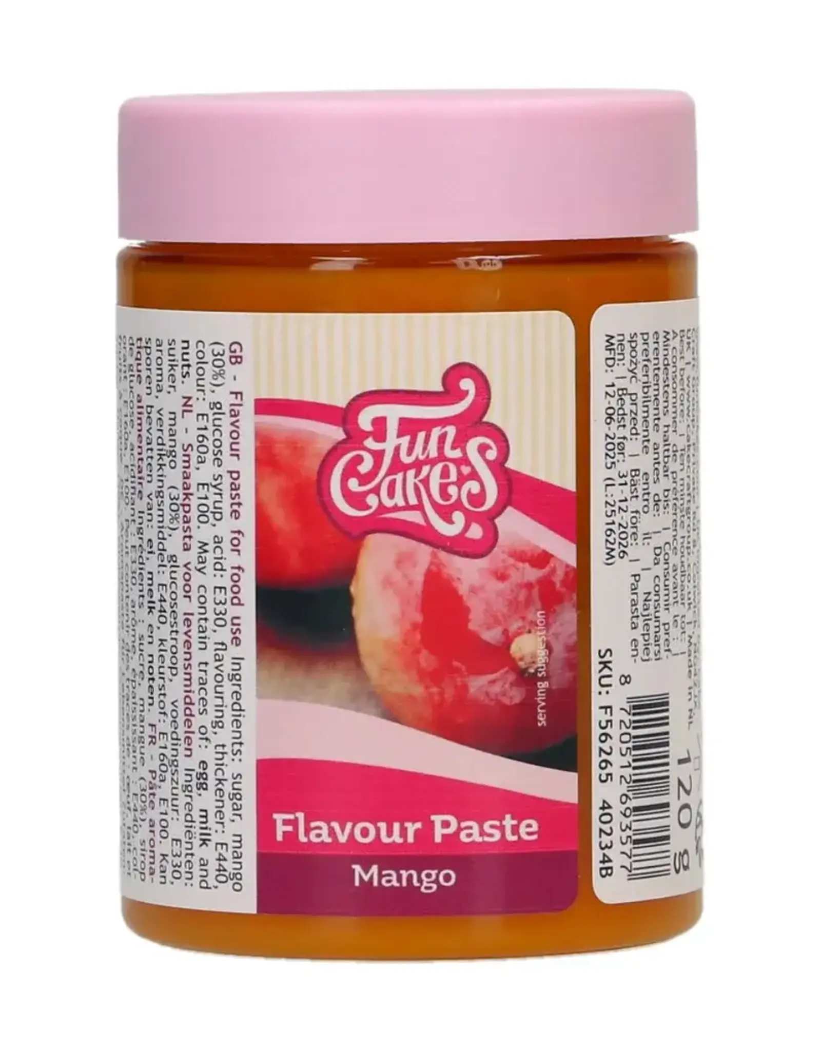 FunCakes FunCakes Smaakpasta Mango 120 g
