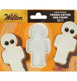 Wilton Koekjesuitsteker met Stempel Skelet 7,5cm