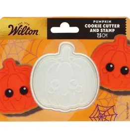 Wilton Koekjesuitsteker met Stempel Pompoen 7,5cm
