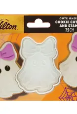 Wilton Wilton Koekjesuitsteker met Stempel Schattig Spookje 7,5cm
