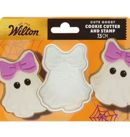 Wilton Koekjesuitsteker met Stempel Schattig Spookje 7,5cm