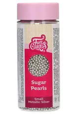 FunCakes FunCakes Suikerparels Small Metallic Zilver 80 g