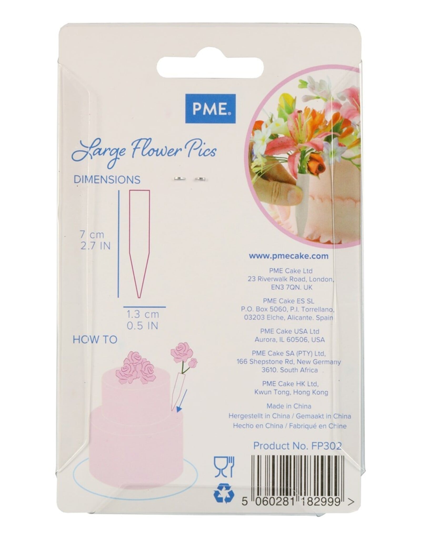 PME PME Flower Pics Large pk/6