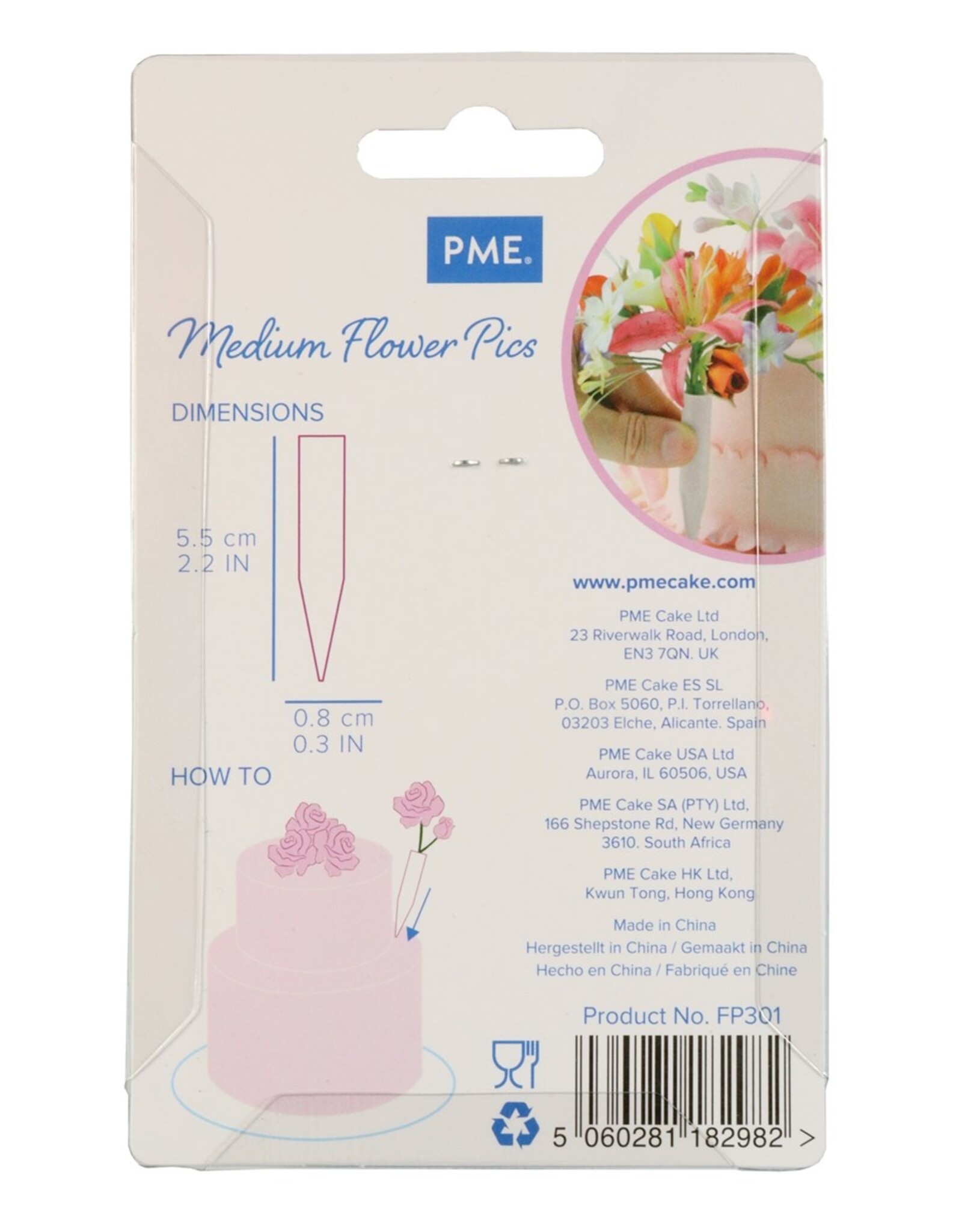 PME PME Flower Pics Medium pk/12