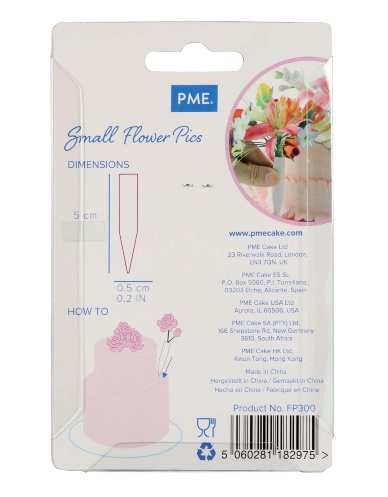 PME PME Flower Pics Small pk/12