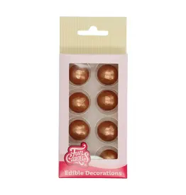 FunCakes Chocoballetjes Brons Parel Goud Set/8