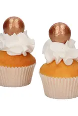 FunCakes FunCakes Choco Balls Brons Parel Goud set/8