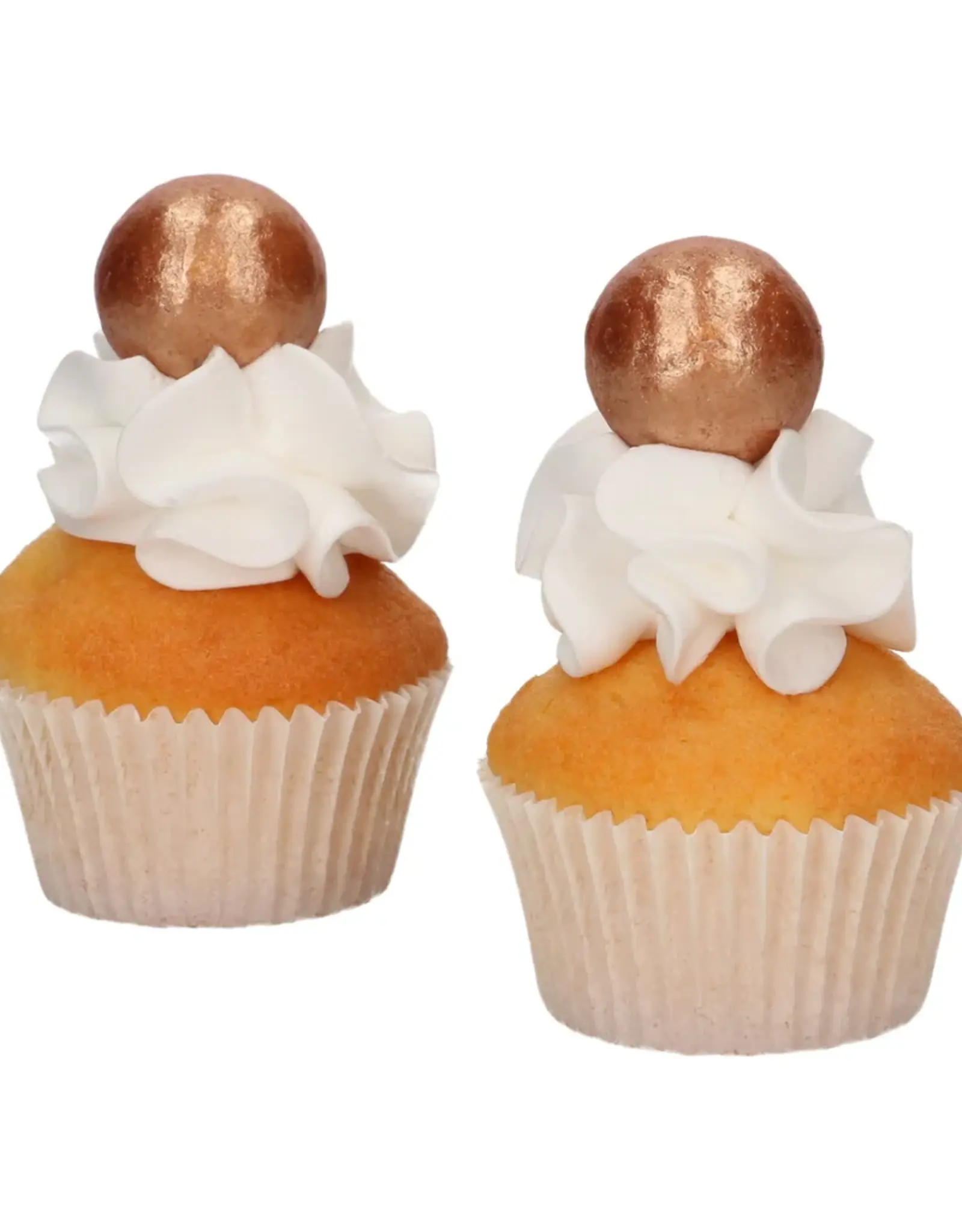 FunCakes FunCakes Choco Balls Brons Parel Goud set/8