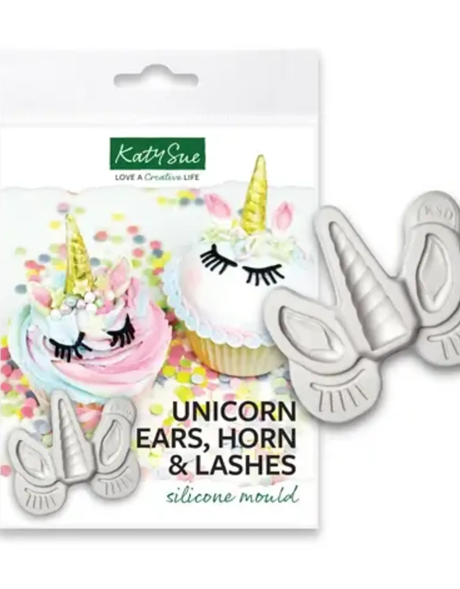 Katy Sue Designs Katy Sue Mould Unicorn Ears, Horn and Lashes