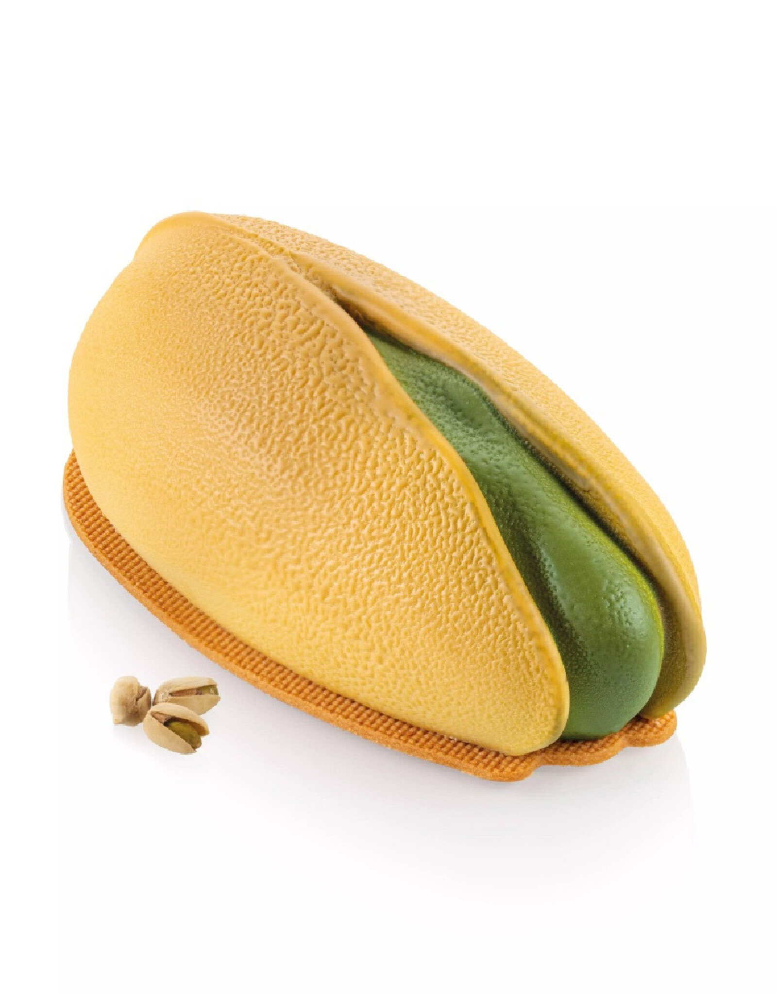 Silikomart Silikomart Siliconen Bakvorm Pistache 19x9,4cm + Cutter