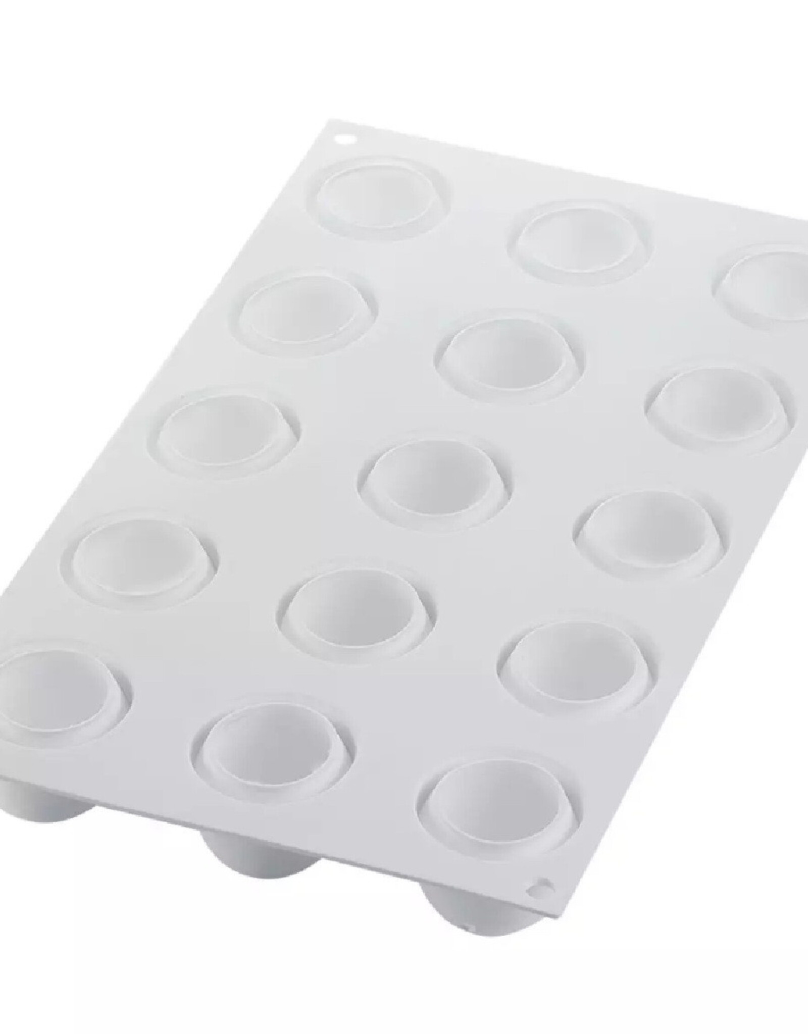 Silikomart Silikomart Siliconen Bakvorm Appel/Kers/Perzik (15x) Ø3,9cm