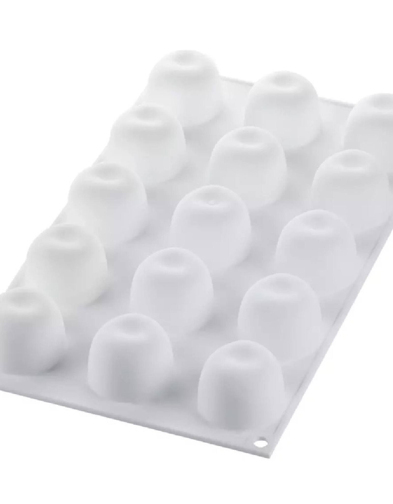 Silikomart Silikomart Siliconen Bakvorm Appel/Kers/Perzik (15x) Ø3,9cm