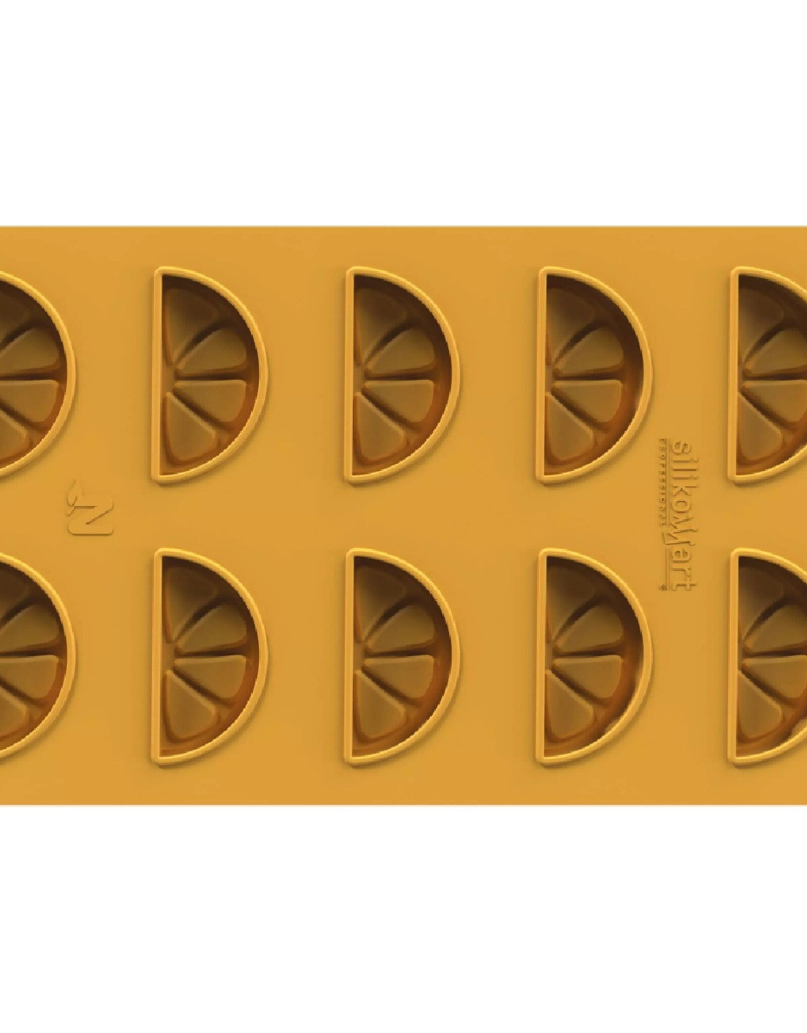 Silikomart Silikomart Siliconen Bakvorm Citroen (10x) 6,5x3,5cm
