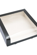 BNC BNC Taartdoos Zwart met Venster 30x30x9 cm