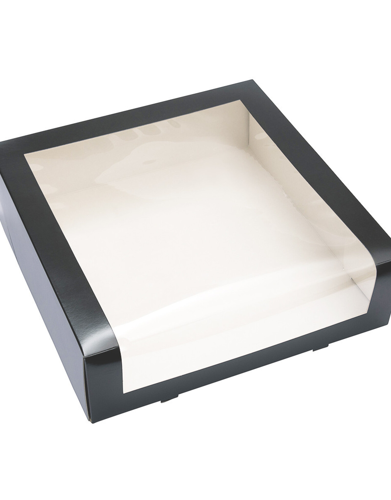 BNC BNC Taartdoos Zwart met Venster 30x30x9 cm