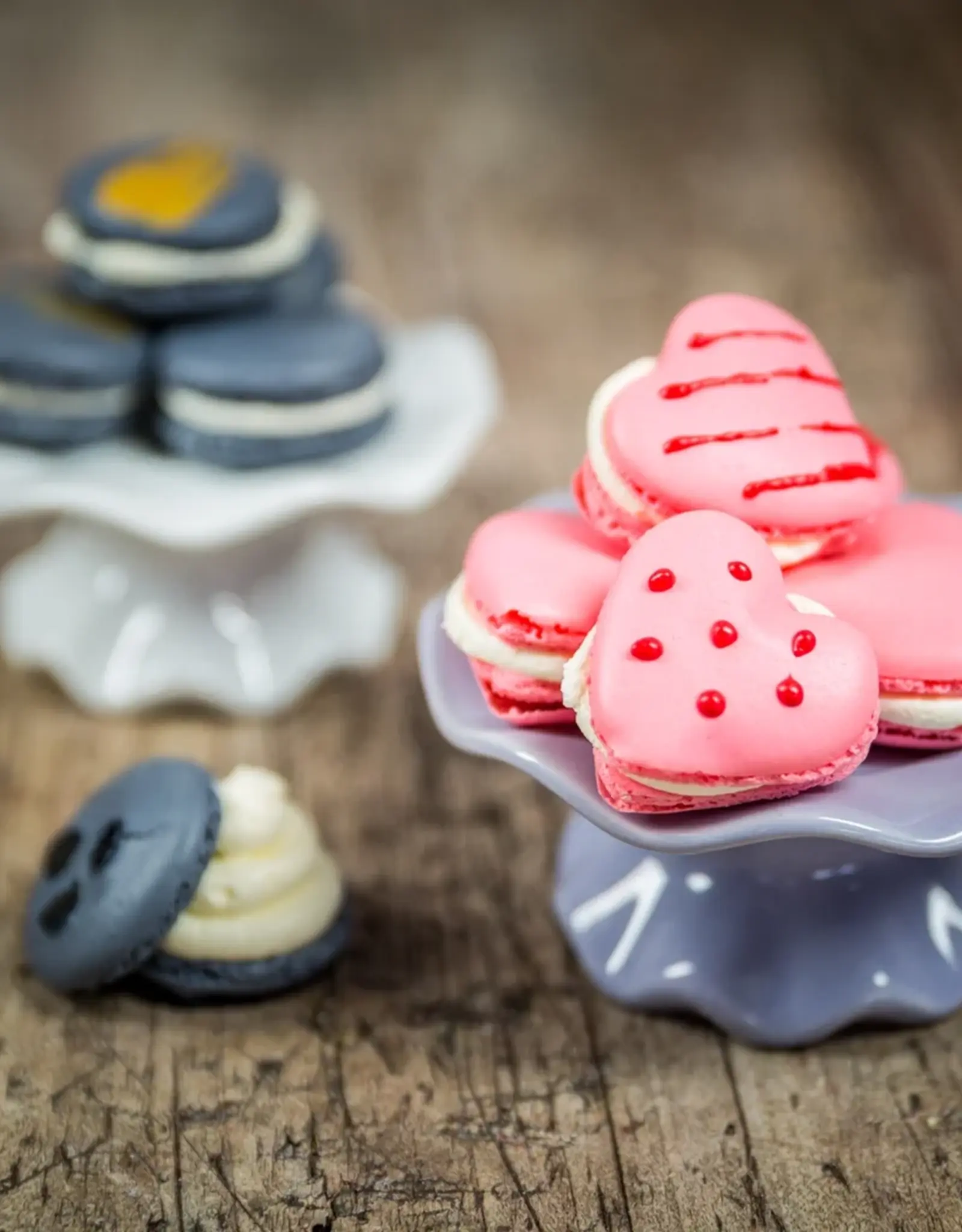 Silikomart Silikomart Heart Macarons Mat