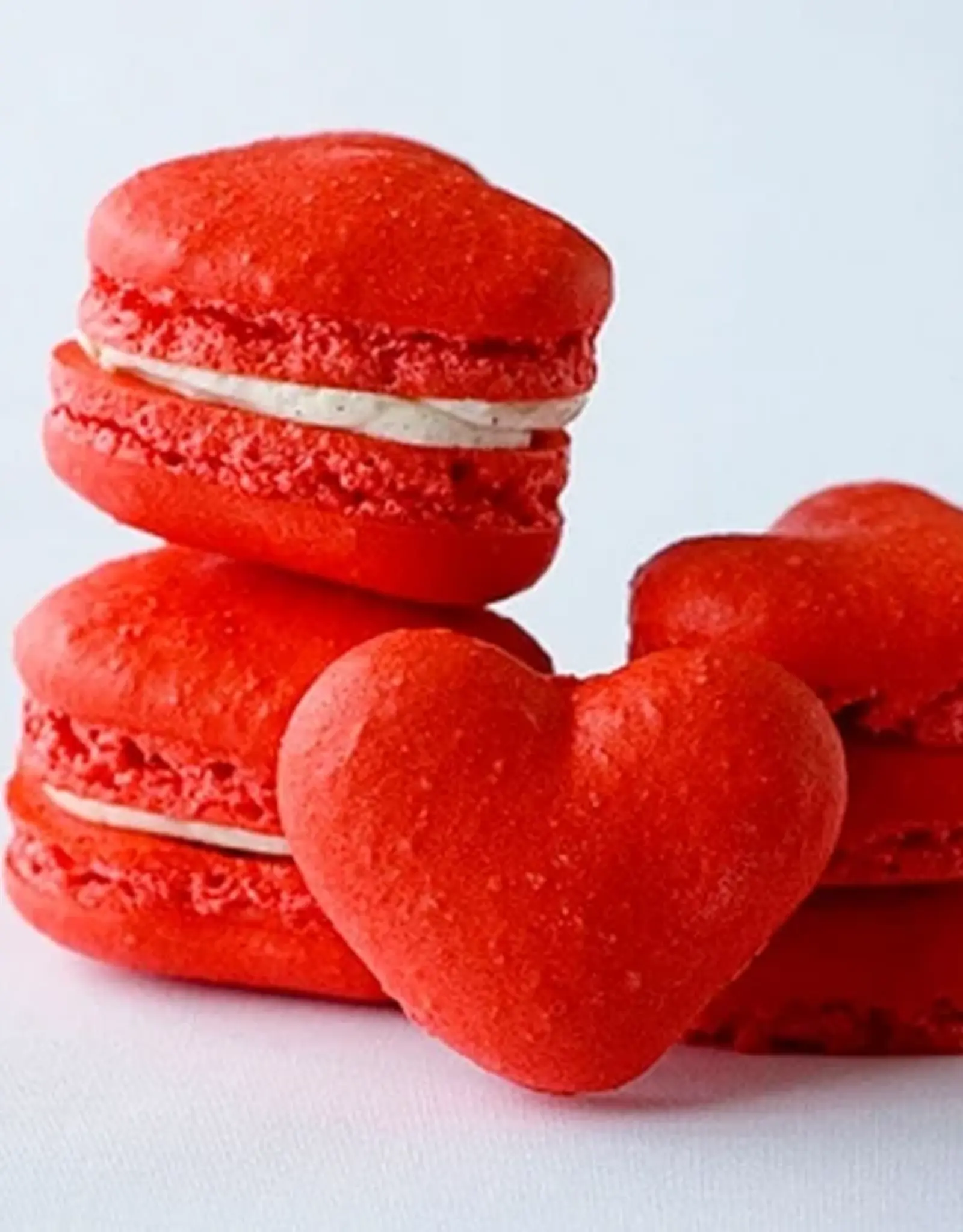 Silikomart Silikomart Heart Macarons Mat
