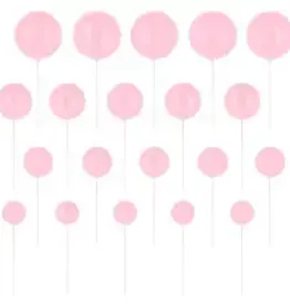 Overig Decoratieve Ballenset Licht Roze pk/20