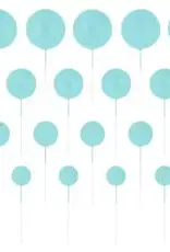 Overig Decoratieve Ballenset Licht Blauw pk/20