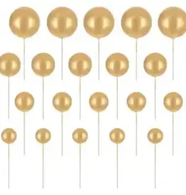 Overig Decoratieve Ballenset Goud pk/20