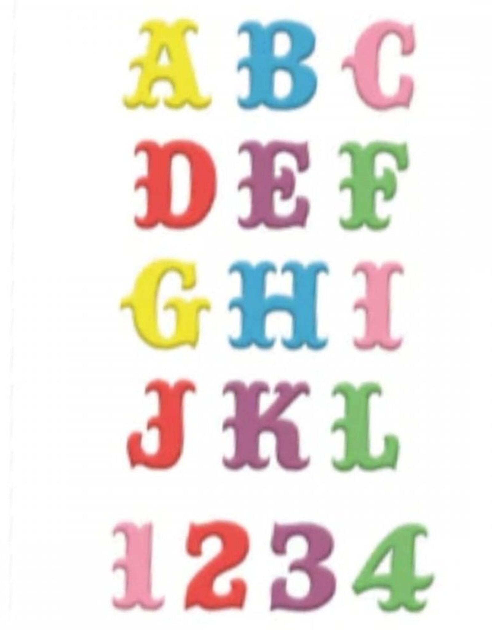 FMM FMM Alphabet & Numbers Tappits Carnival