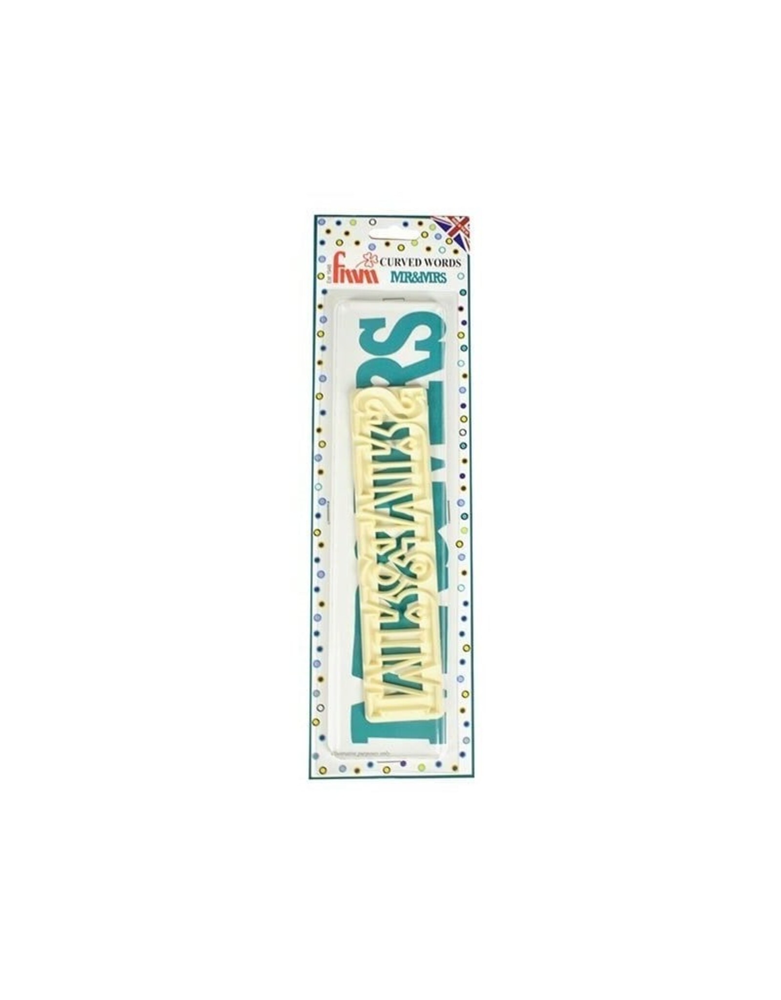 FMM FMM Curved Words Cutter Mr&Mrs