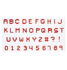 FMM FMM Alphabet & Numbers Tappits Pixel Upper Case