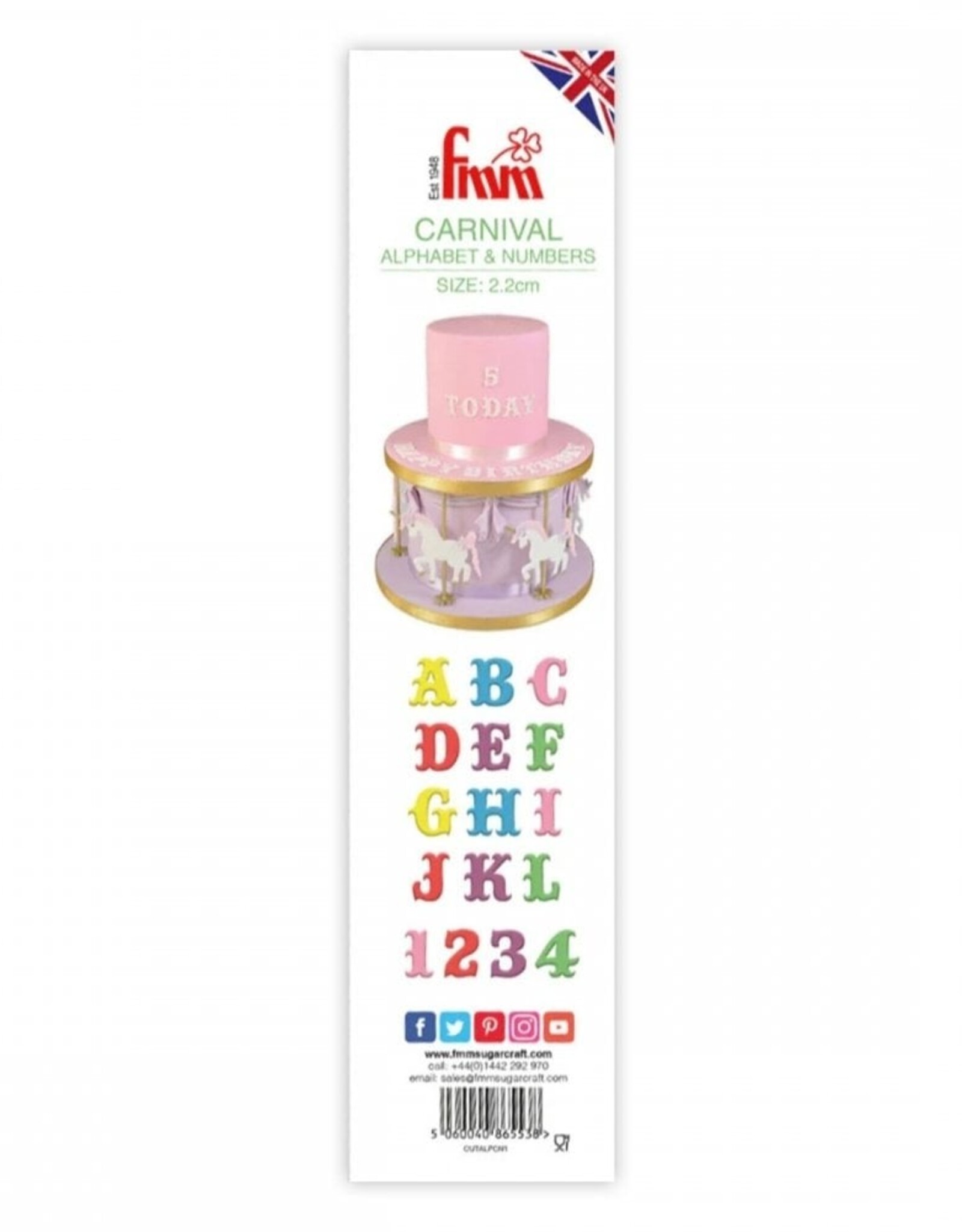 FMM FMM Alphabet & Numbers Tappits Carnival